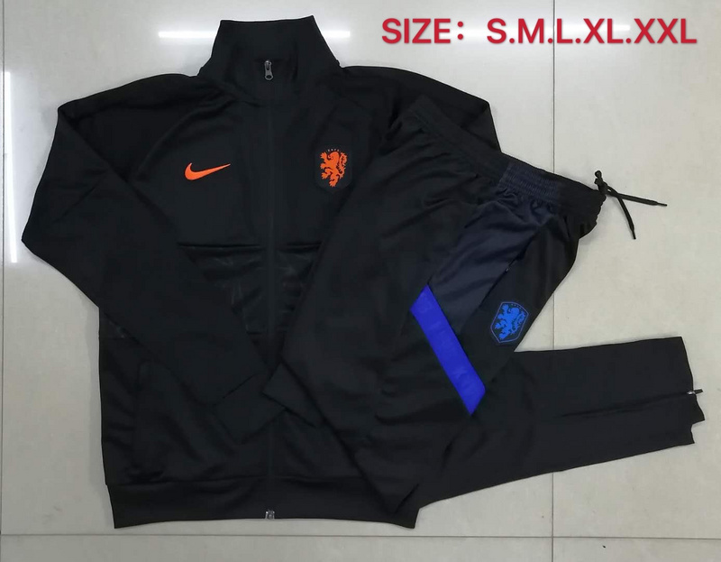 AAA Quality Netherlands 2020 Tracksuit - Black